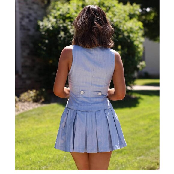 Mable Striped Vest Mini Dress - Picture 2 of 7